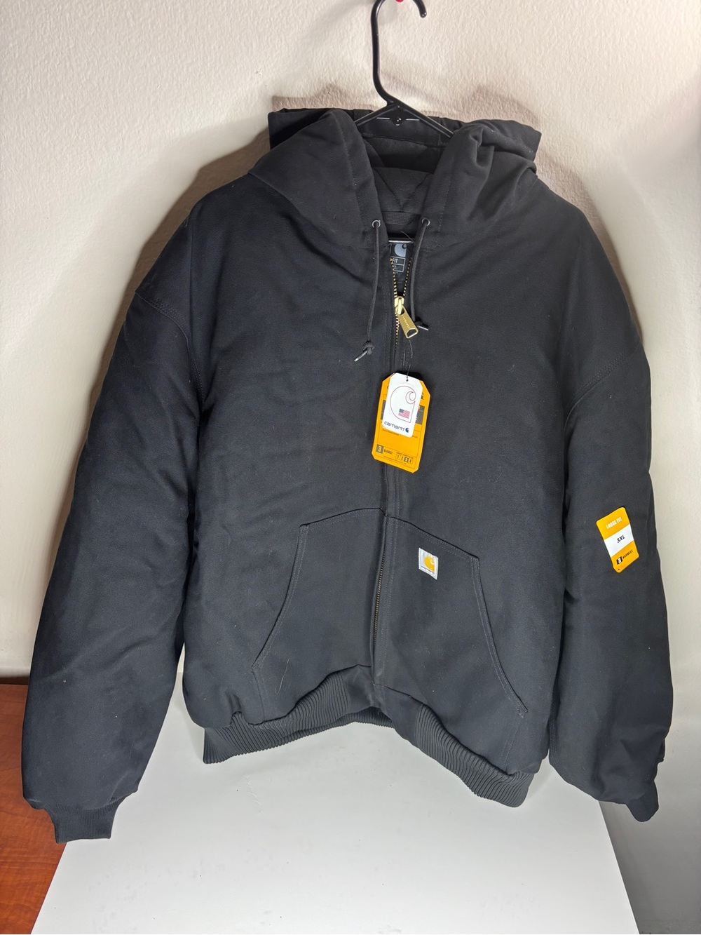 Carhartt Mens Workwear Jacket Model 0J0140-M Full Zip Size 3XL Made In USA